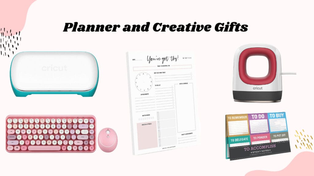 planner and creative gifts for Mother's Day