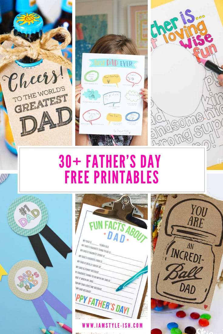 30+ Father’s Day free printables Gift ideas