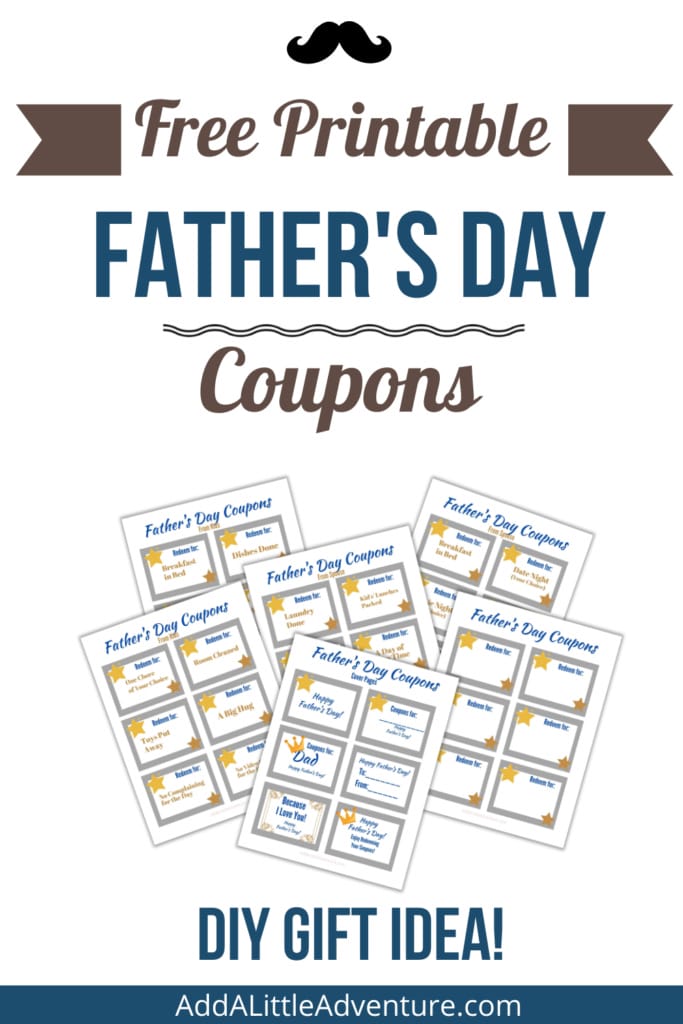 Father's Day Coupons Printable 