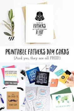 Free Printable Father's Day Greeting Cards 