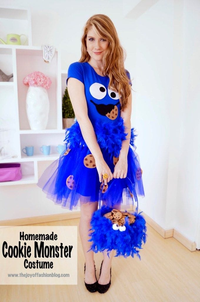 DIY Cookie Monster Costume 