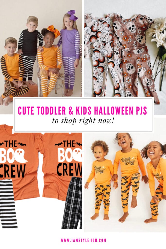 Cute toddler and kids halloween pajamas to shop right now