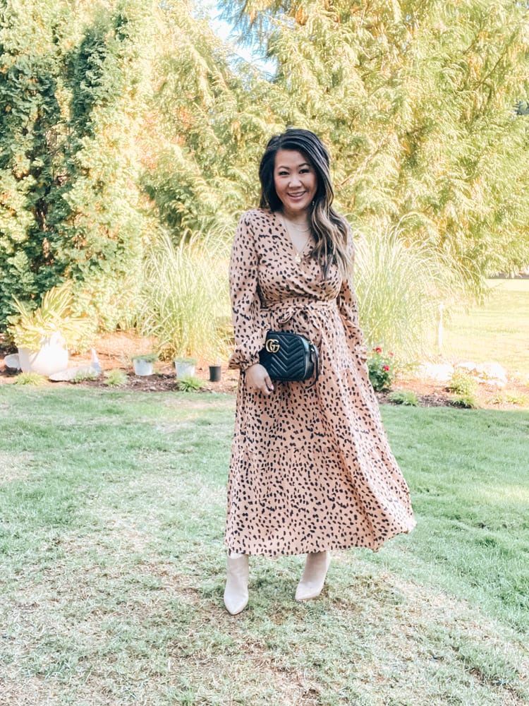 How to wear a maxi dress in the Fall