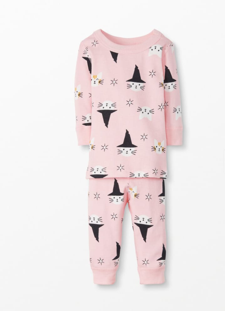 Pink Magic Cats Halloween Pajamas