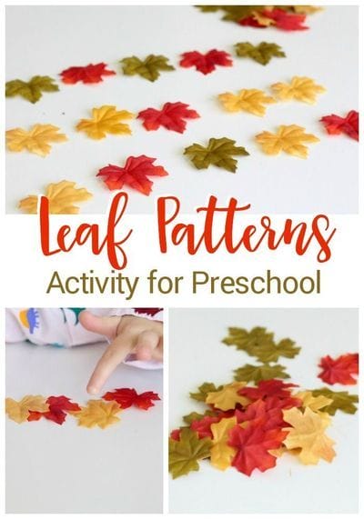 Leaf Patterns Activity for Preschool