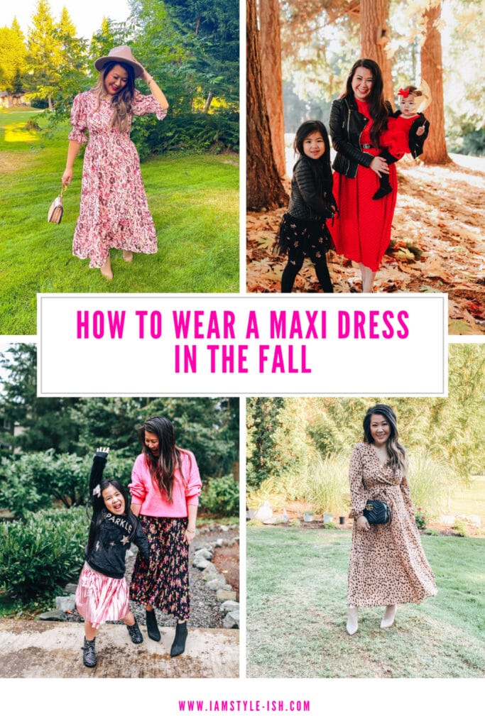 how to wear a maxi dress in fall