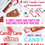15 Simple Candy Cane Crafts for Christmas To Make With Your Kids