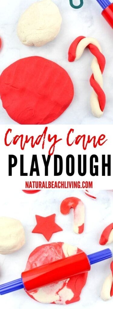Candy Cane Playdough