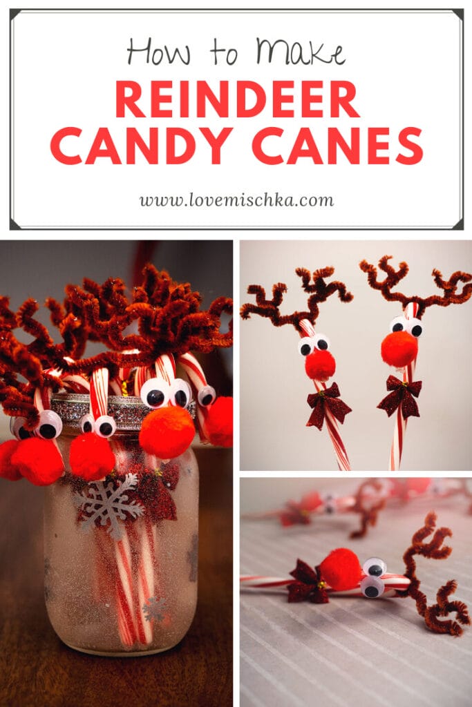 Reindeer Candy Canes
