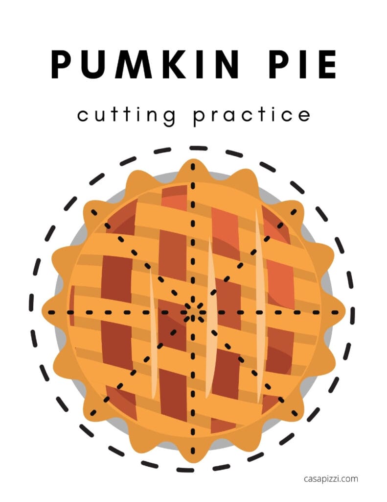 #4 Pumpkin Pie Cutting Practice