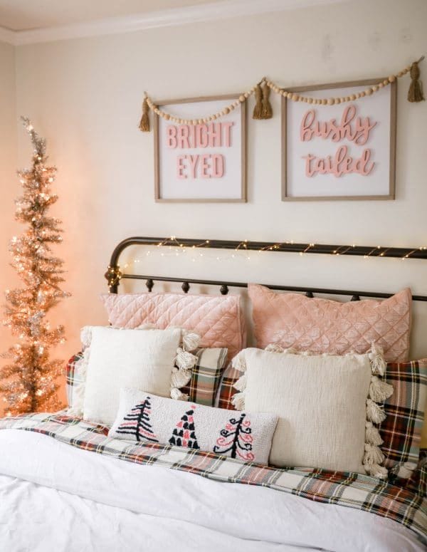 girls christmas bedroom decor