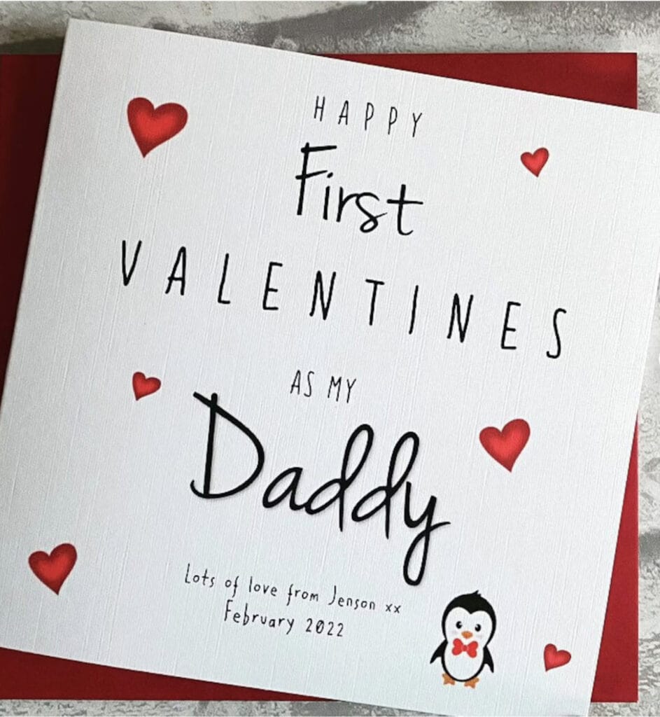 happy first valentine's day as my dad book