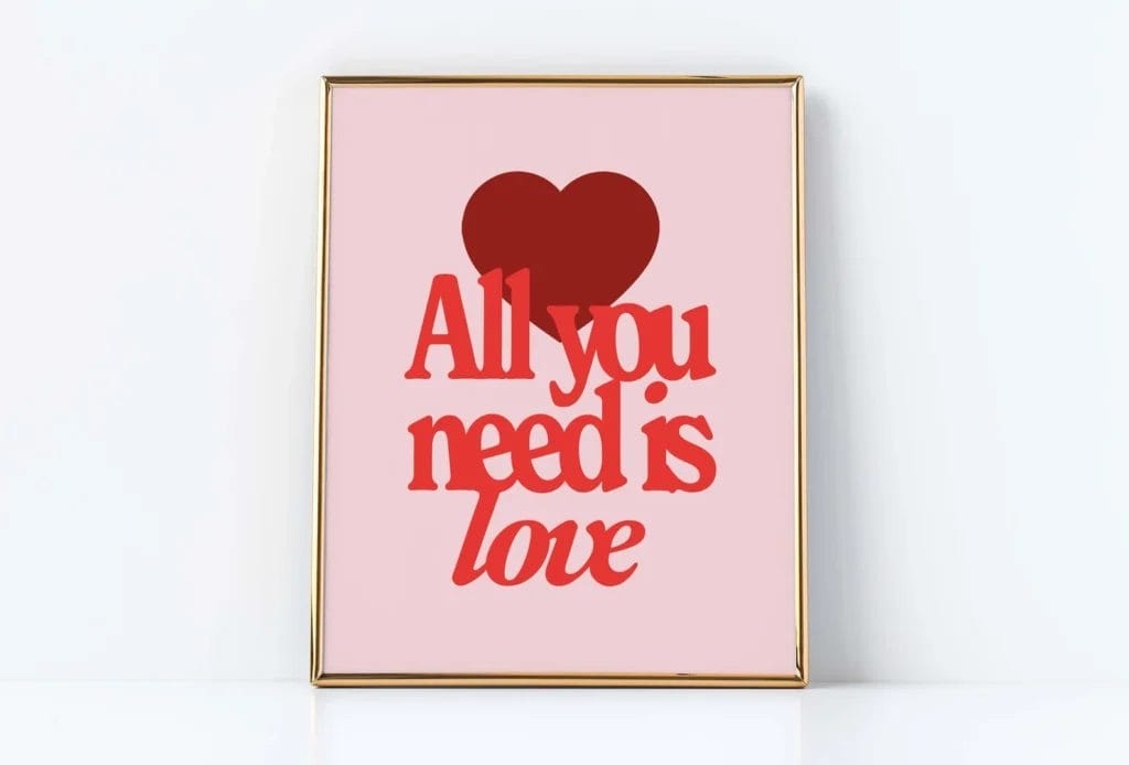 All You Need is Love Poster