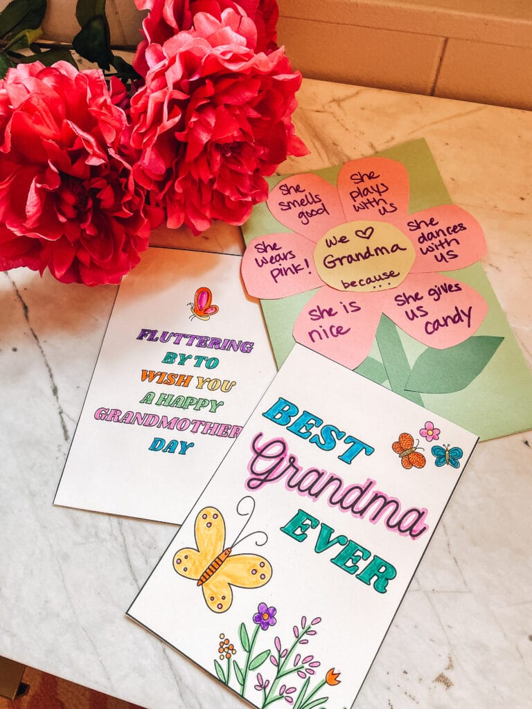 diy free printable cards for grandma
