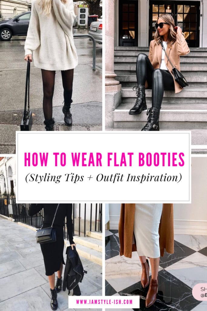 how to wear flat booties