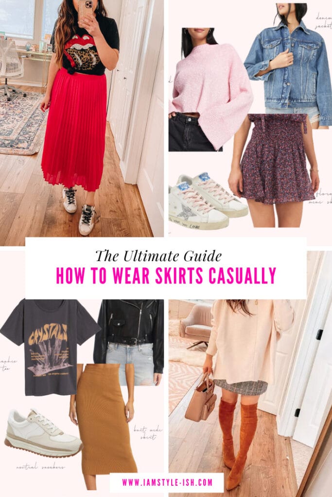 THE ULTIMATE GUIDE ON HOW TO WEAR SKIRTS CASUALLY