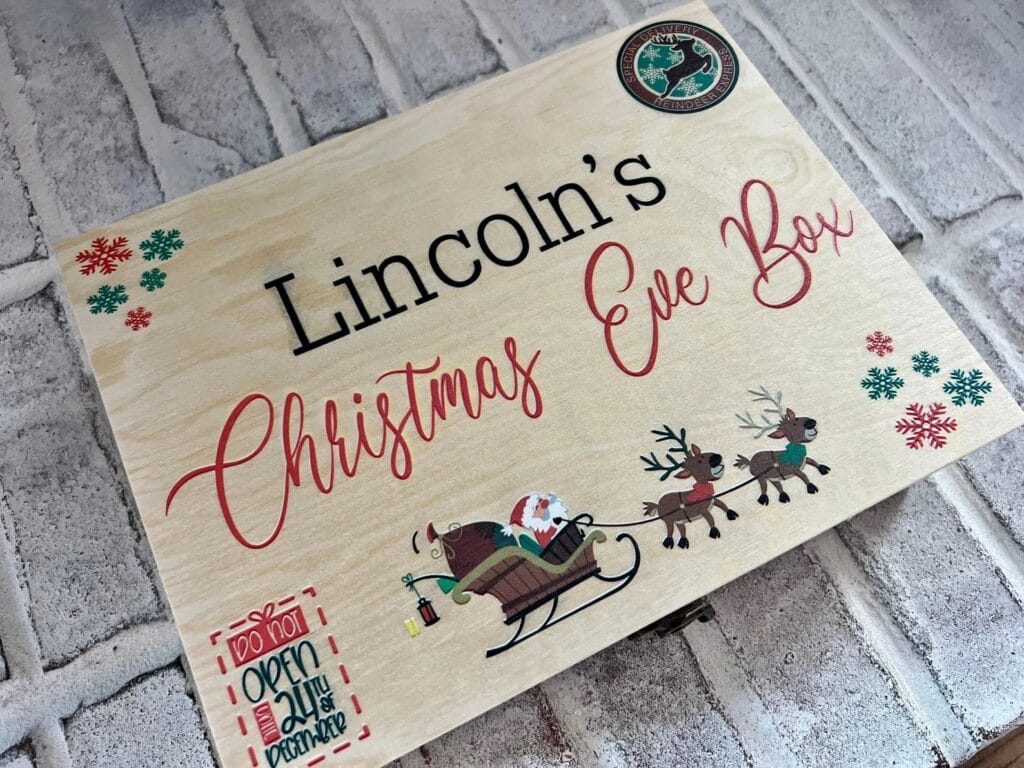 Custom Christmas Eve box