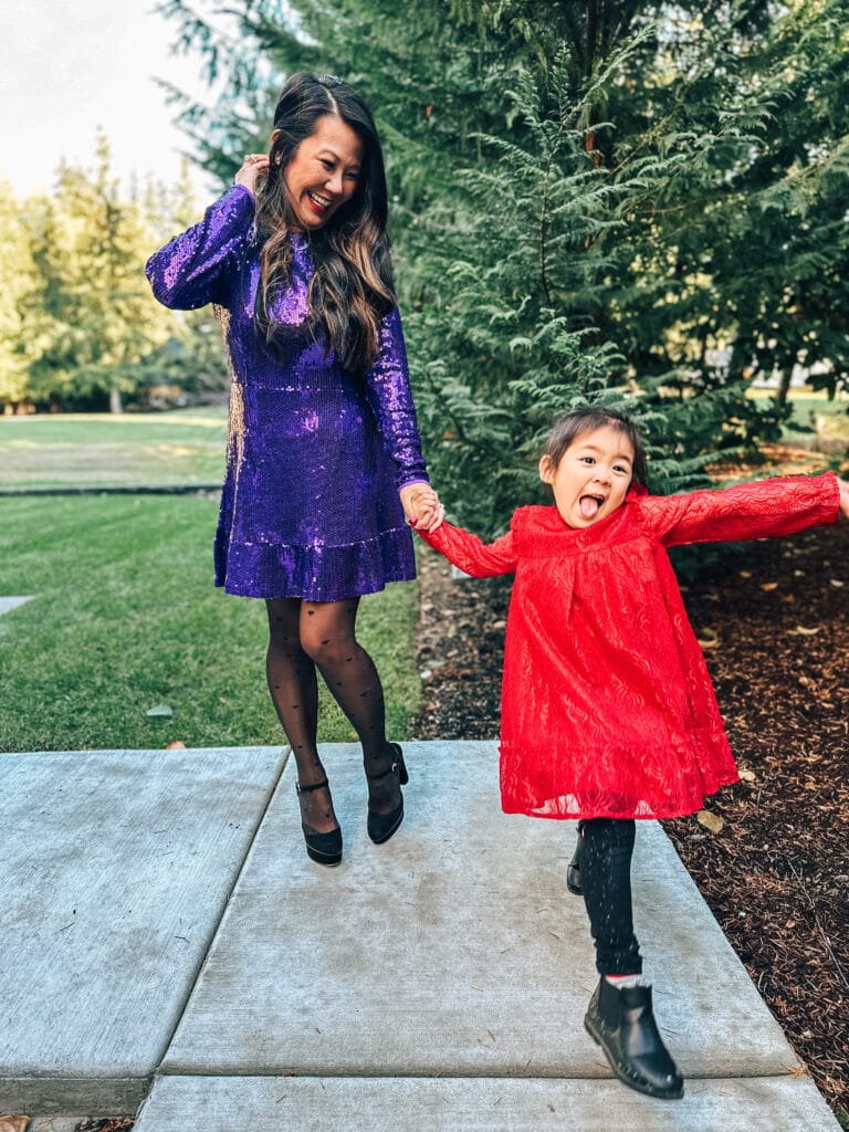 holiday dresses for mom and daughter