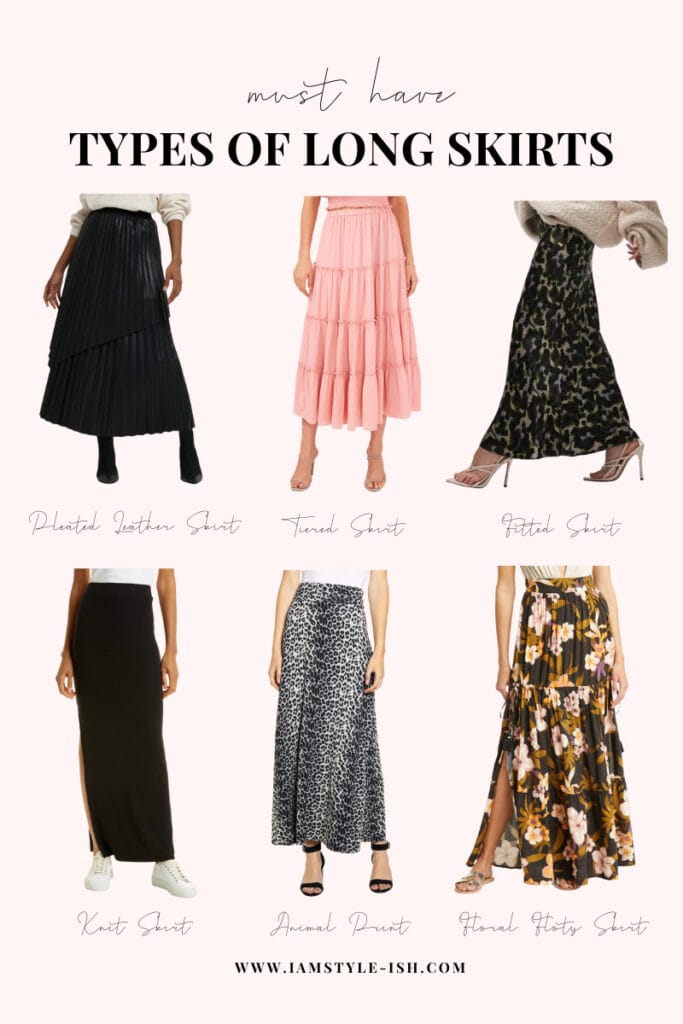 must have types of long skirts
