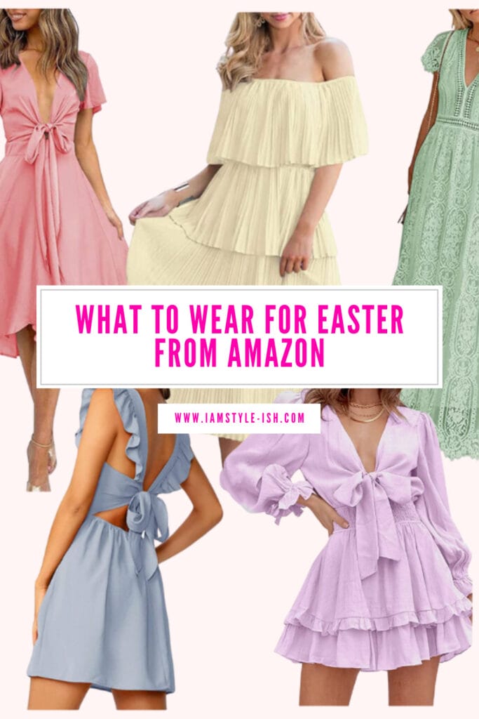 What to wear for Easter from Amazon, easter outfit ideas, easter dresses