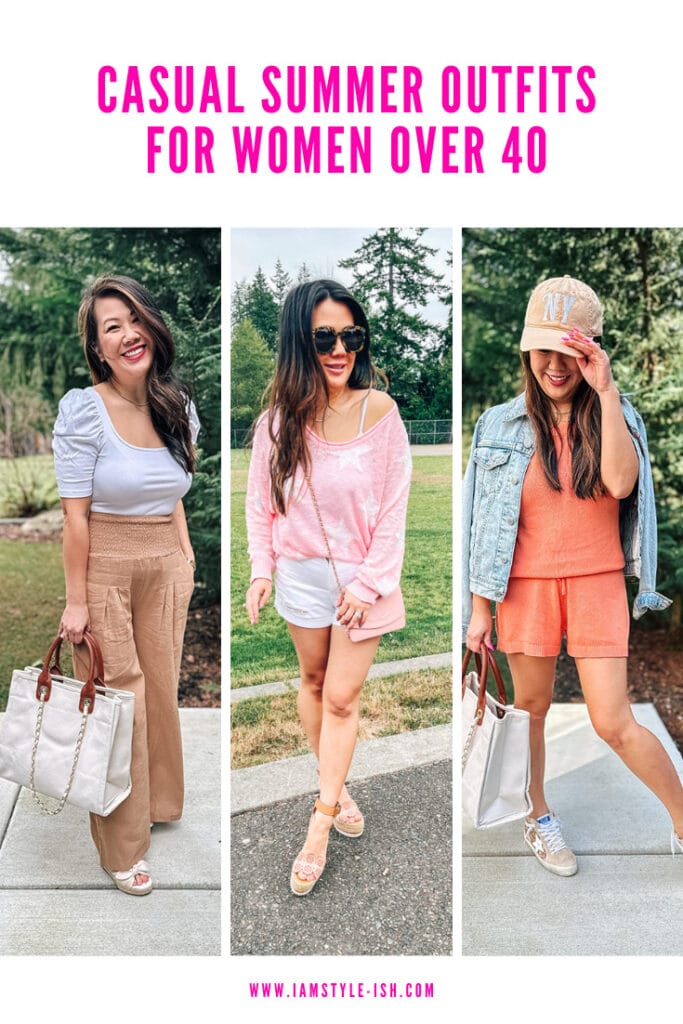 CASUAL SUMMER OUTFITS FOR OVER 40