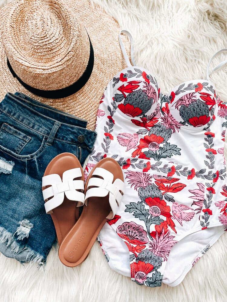 white sandals bodysuit outfit