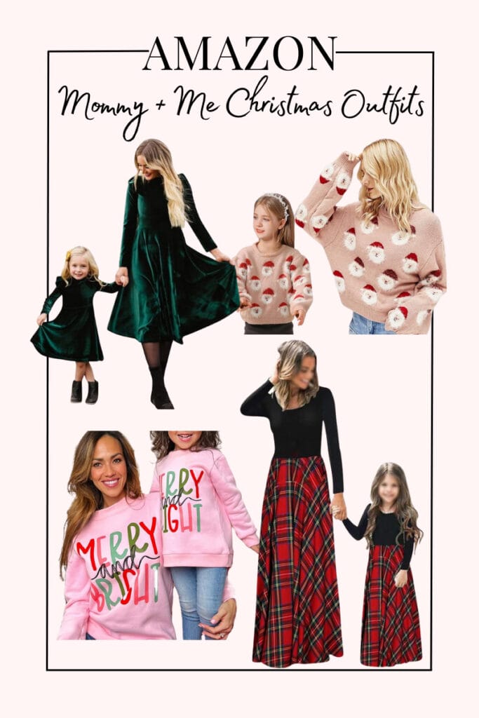 mommy and me matching christmas outfits from amazon