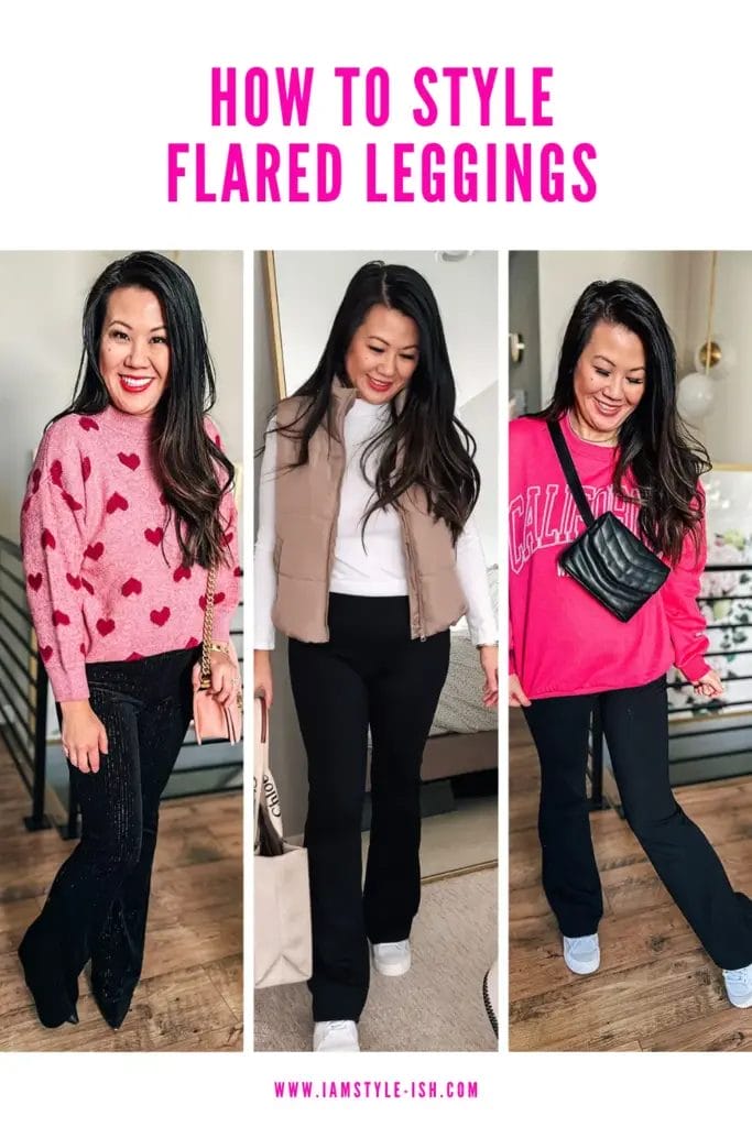 HOW TO STYLE FLARED LEGGINGS LIKE A PRO!